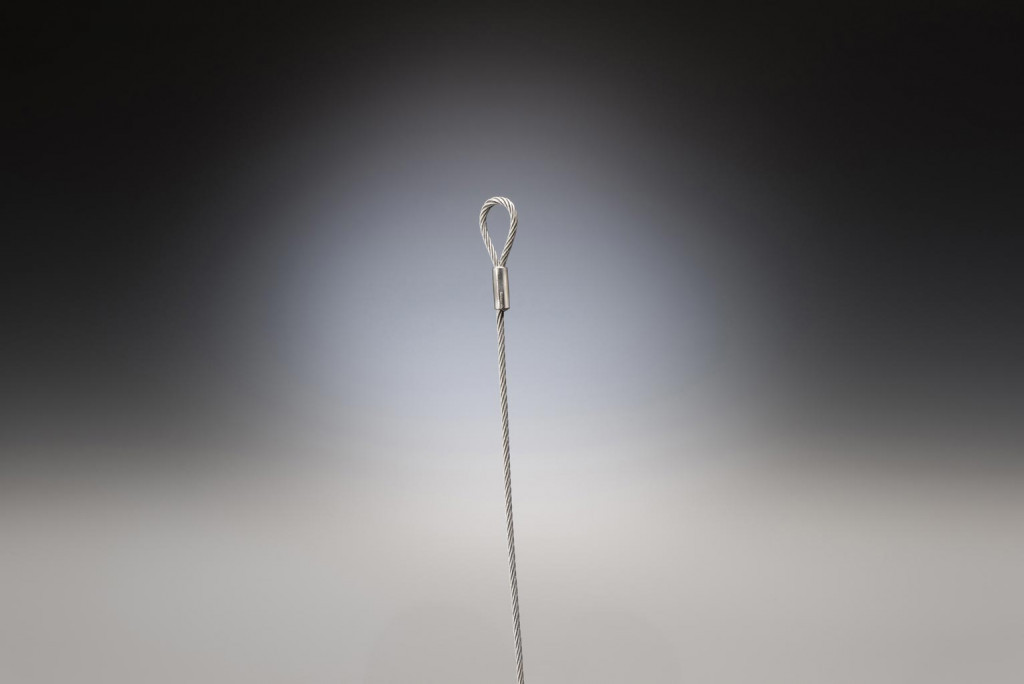 Lanyard with loop sleeve fitting