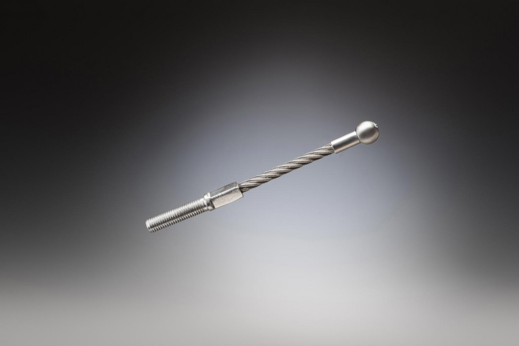 Ball and shank with screw fitting